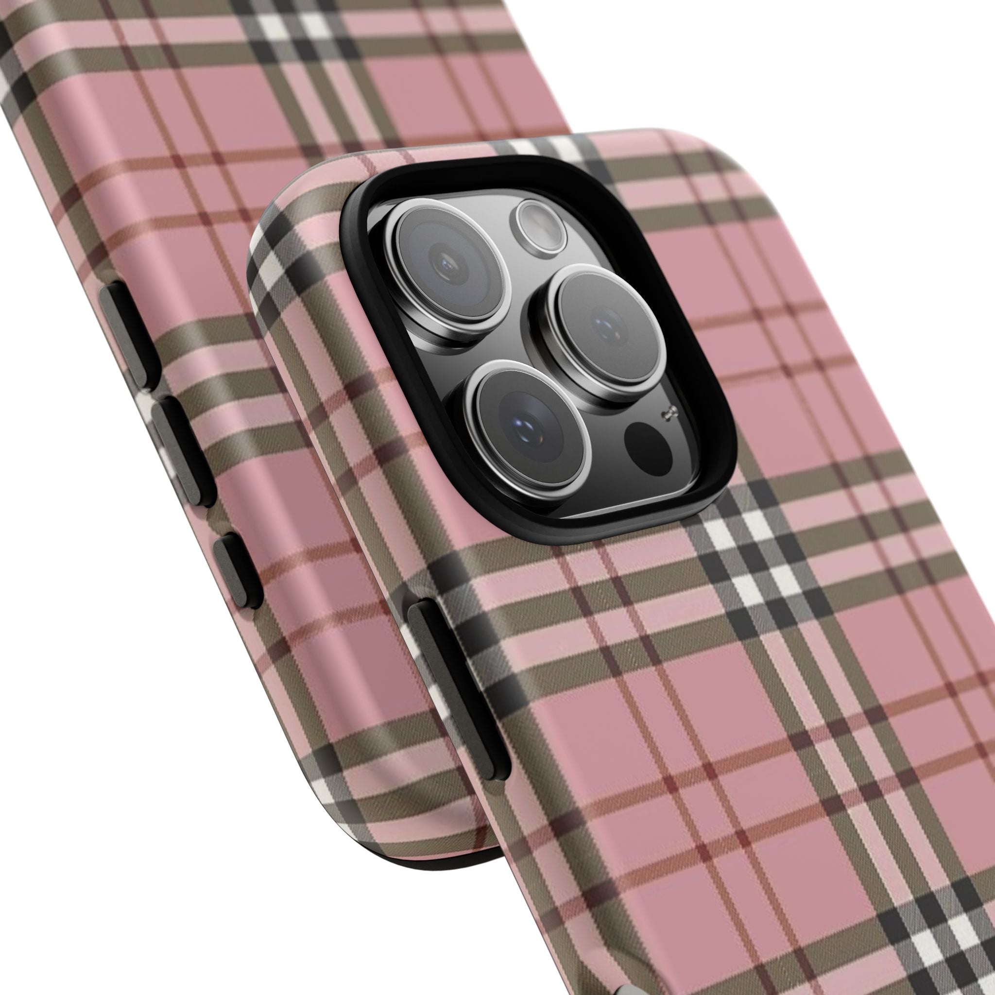 Pink Plaid – Protective Luxe Case
