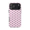 Black Polka Dot -Protective Luxe Case