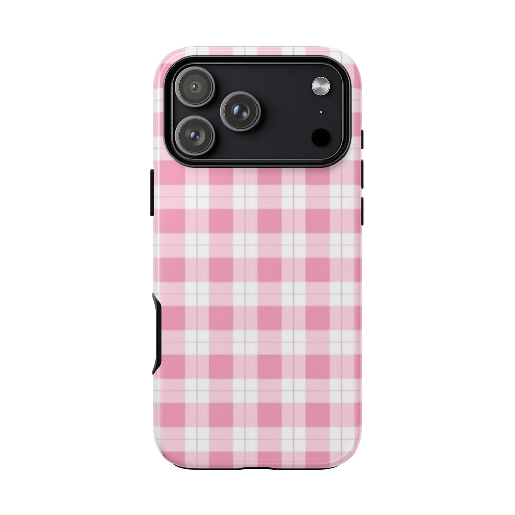 Pink Plaid - Protective Luxe Case