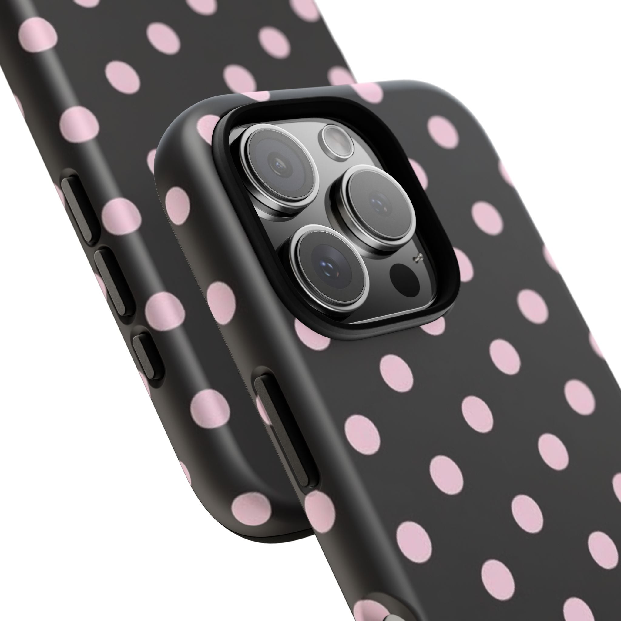Pink Polka Dot - Protective Luxe Case