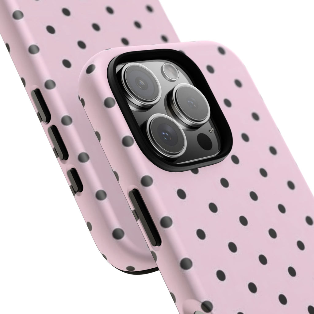 Black Polka Dot -Protective Luxe Case