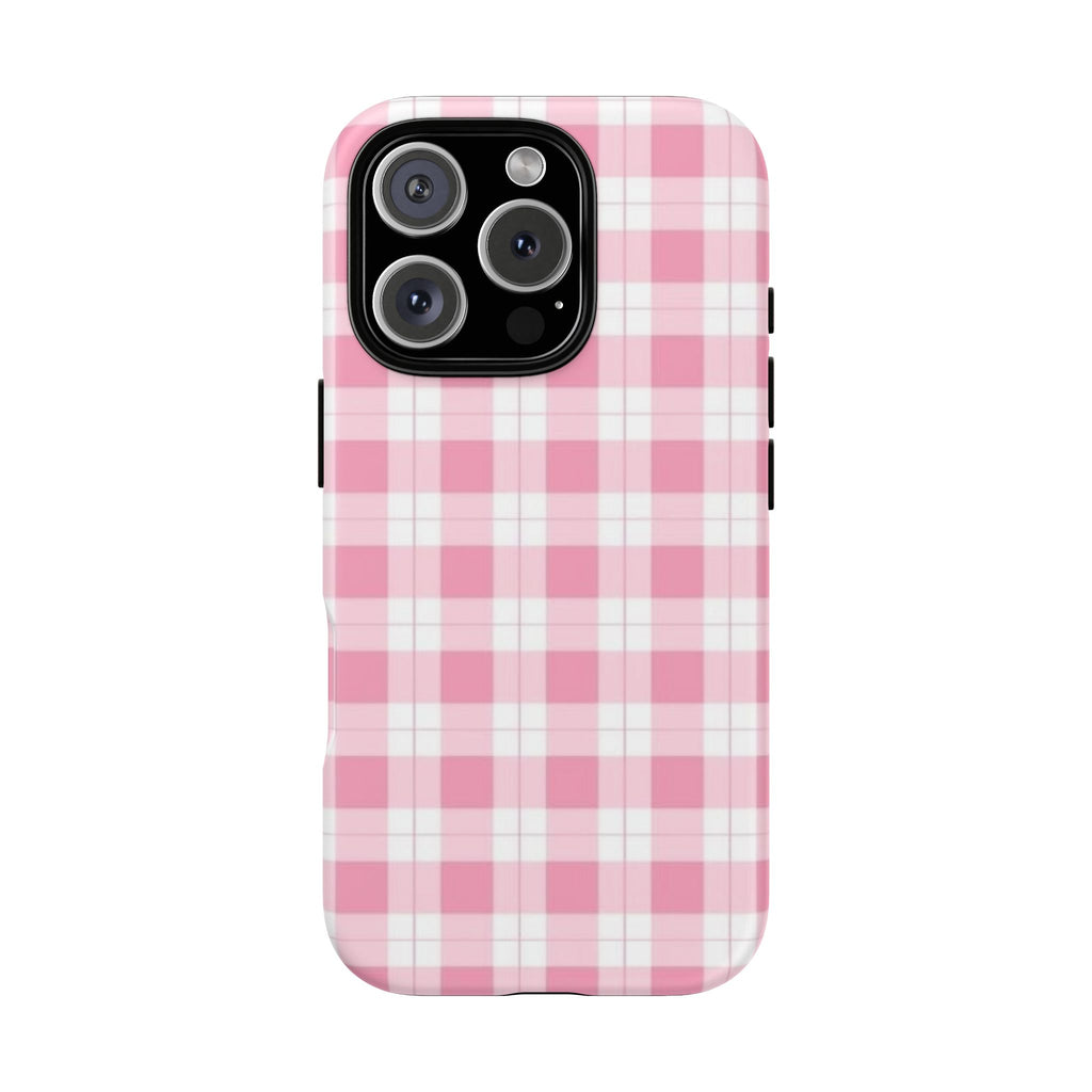 Pink Plaid - Protective Luxe Case