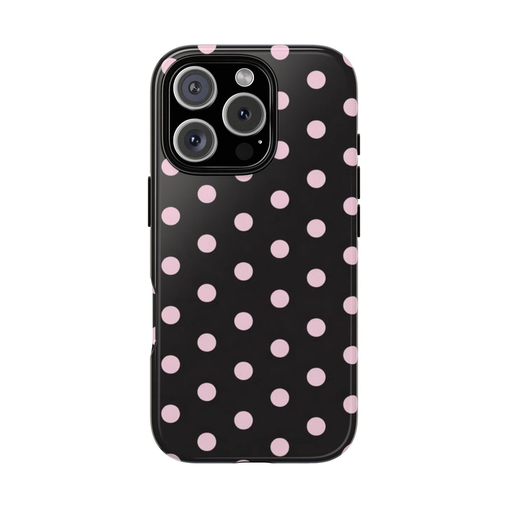 Pink Polka Dot - Protective Luxe Case