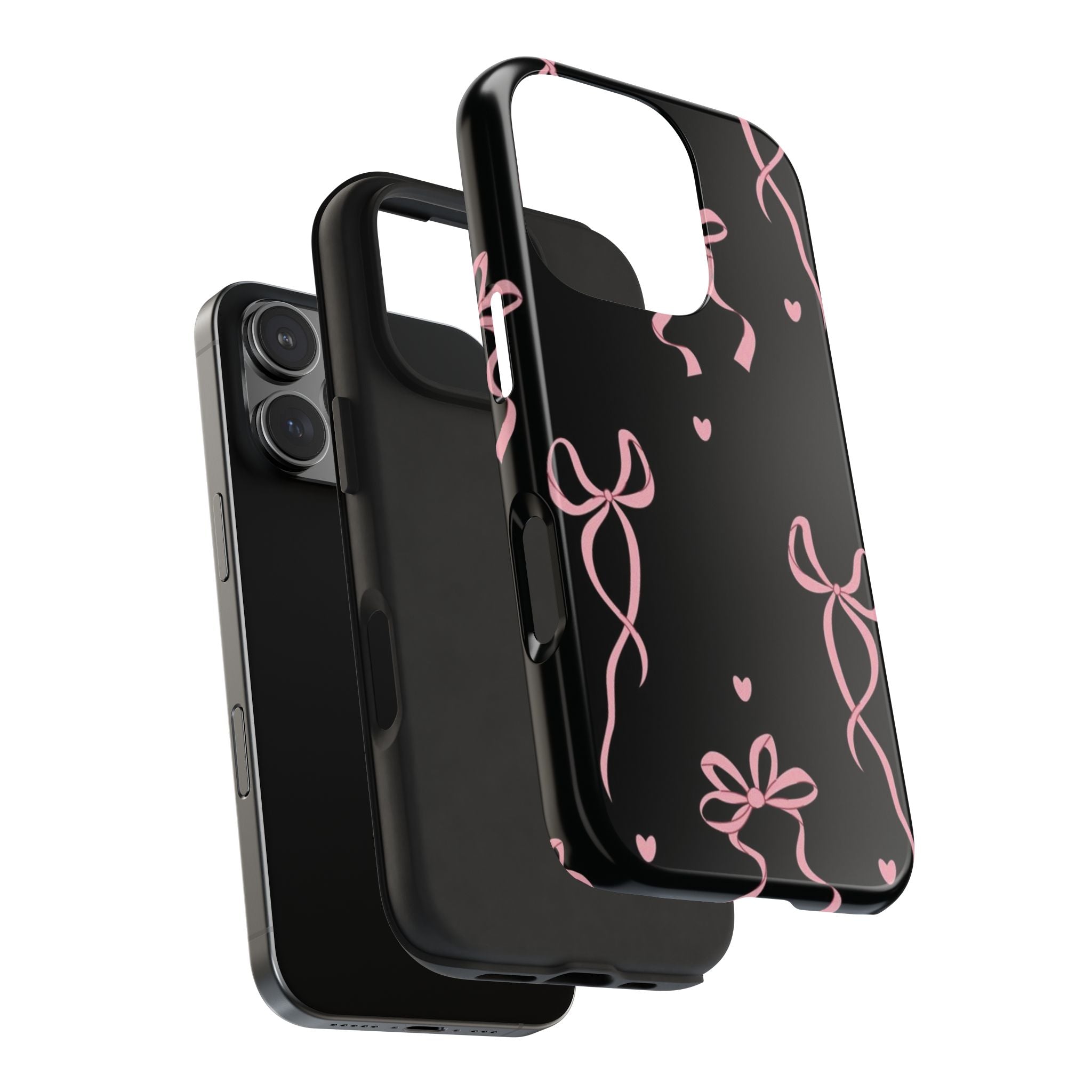 Noir Bow XO – Protective Luxe Case