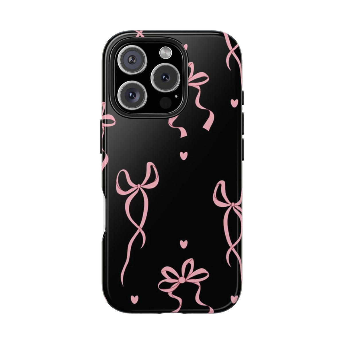 Noir Bow XO – Protective Luxe Case