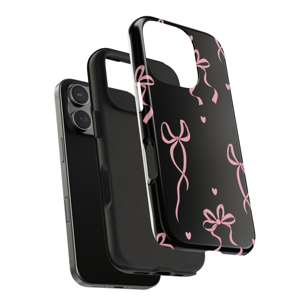 Noir Bow XO – Protective Luxe Case