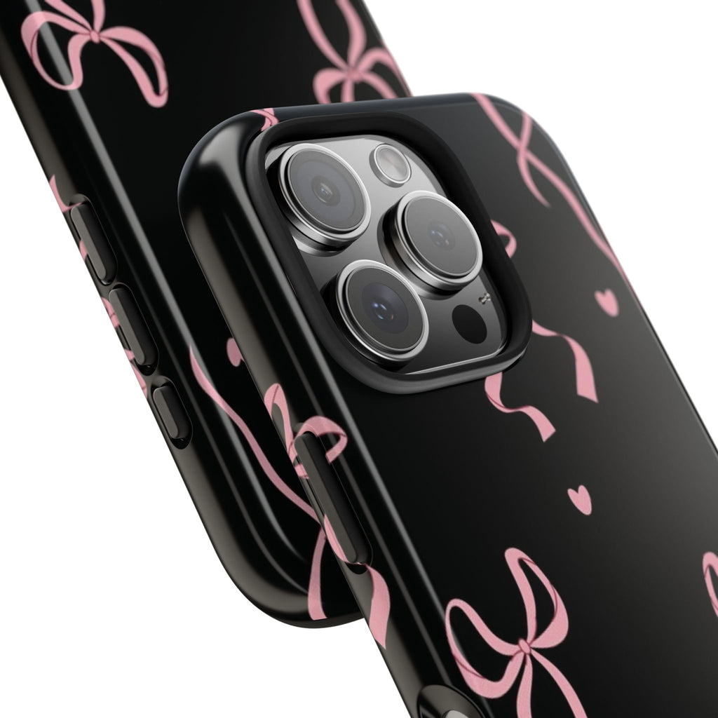 Noir Bow XO – Protective Luxe Case