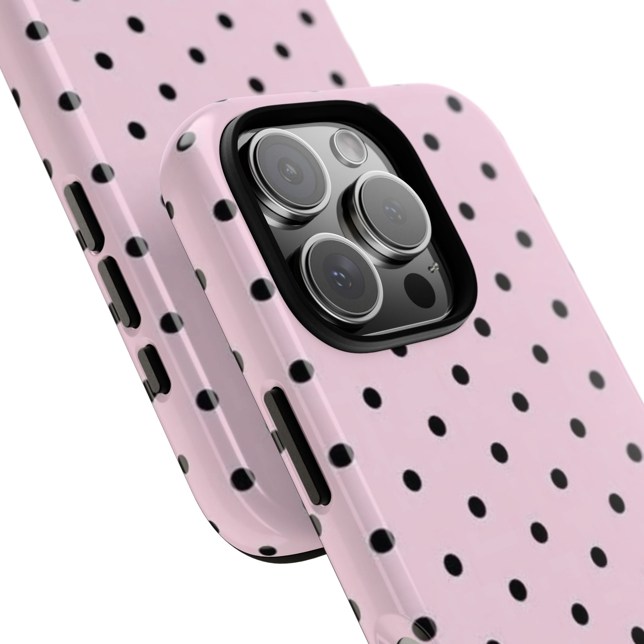 Black Polka Dot -Protective Luxe Case