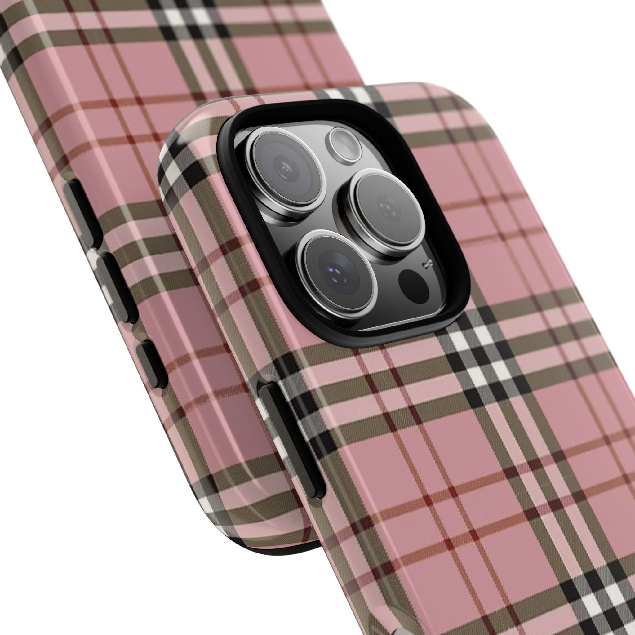 Pink Plaid – Protective Luxe Case
