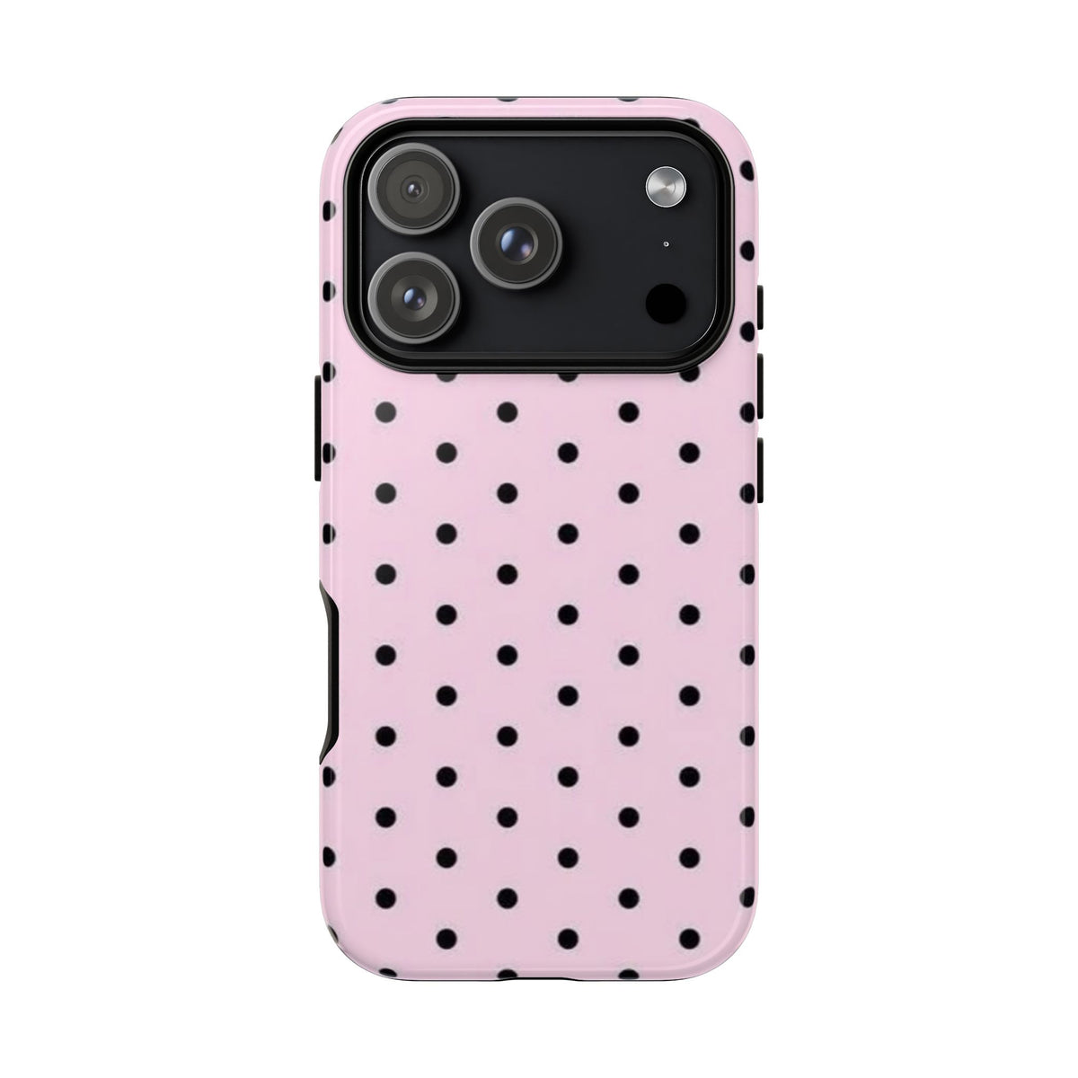 Black Polka Dot -Protective Luxe Case