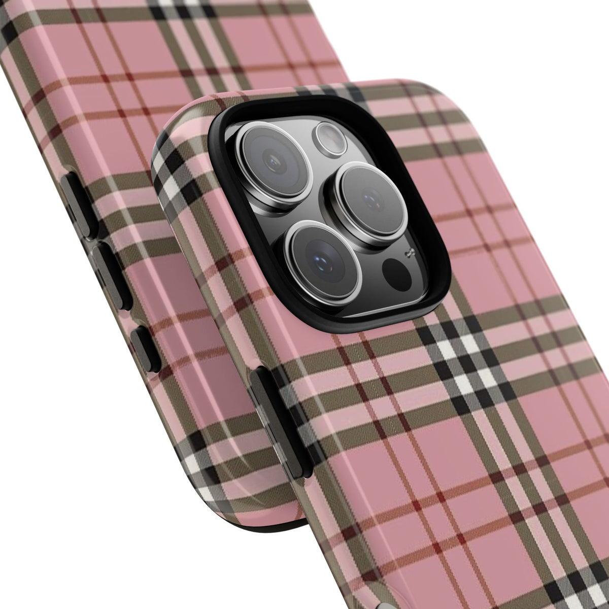 Pink Plaid – Protective Luxe Case