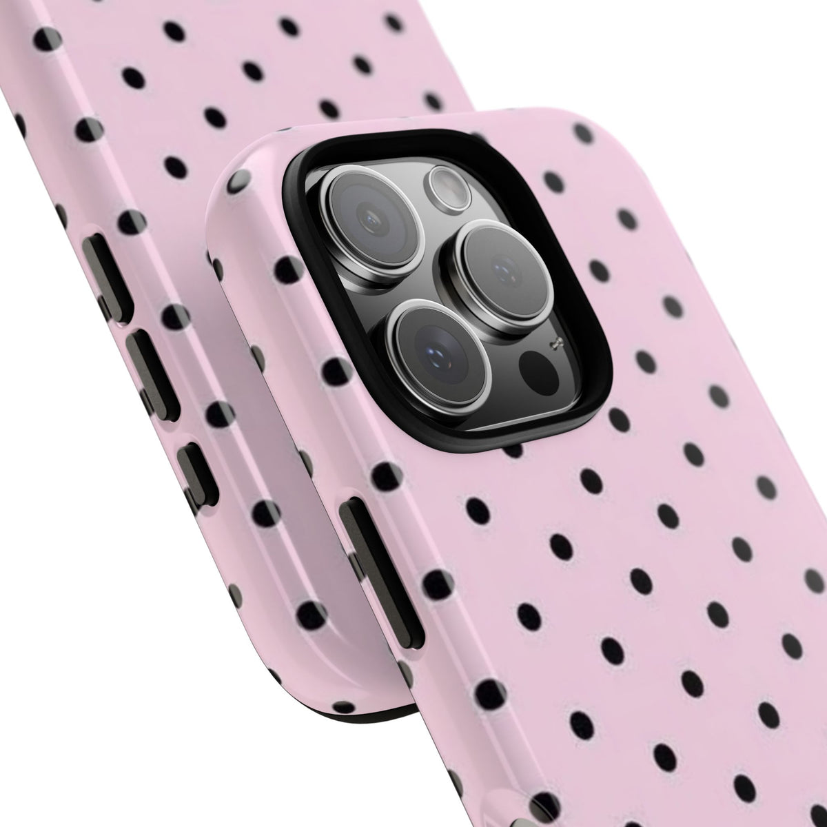 Black Polka Dot -Protective Luxe Case