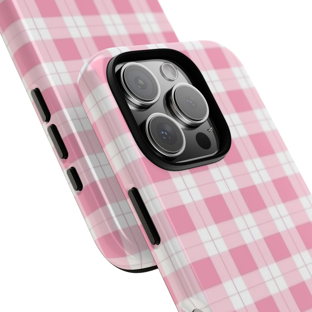 Pink Plaid - Protective Luxe Case