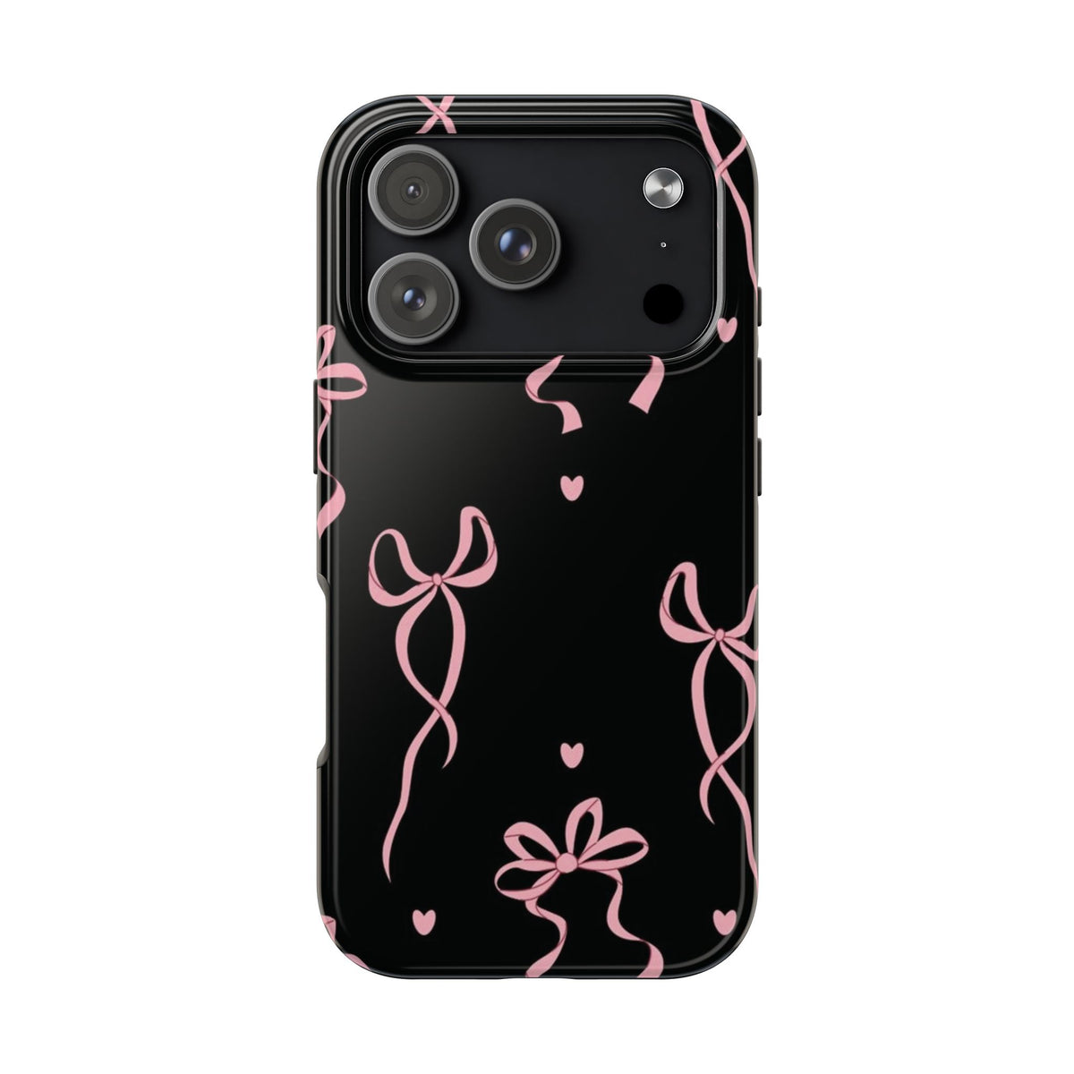 Noir Bow XO – Protective Luxe Case