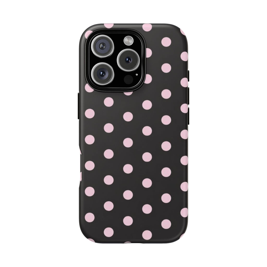 Pink Polka Dot - Protective Luxe Case