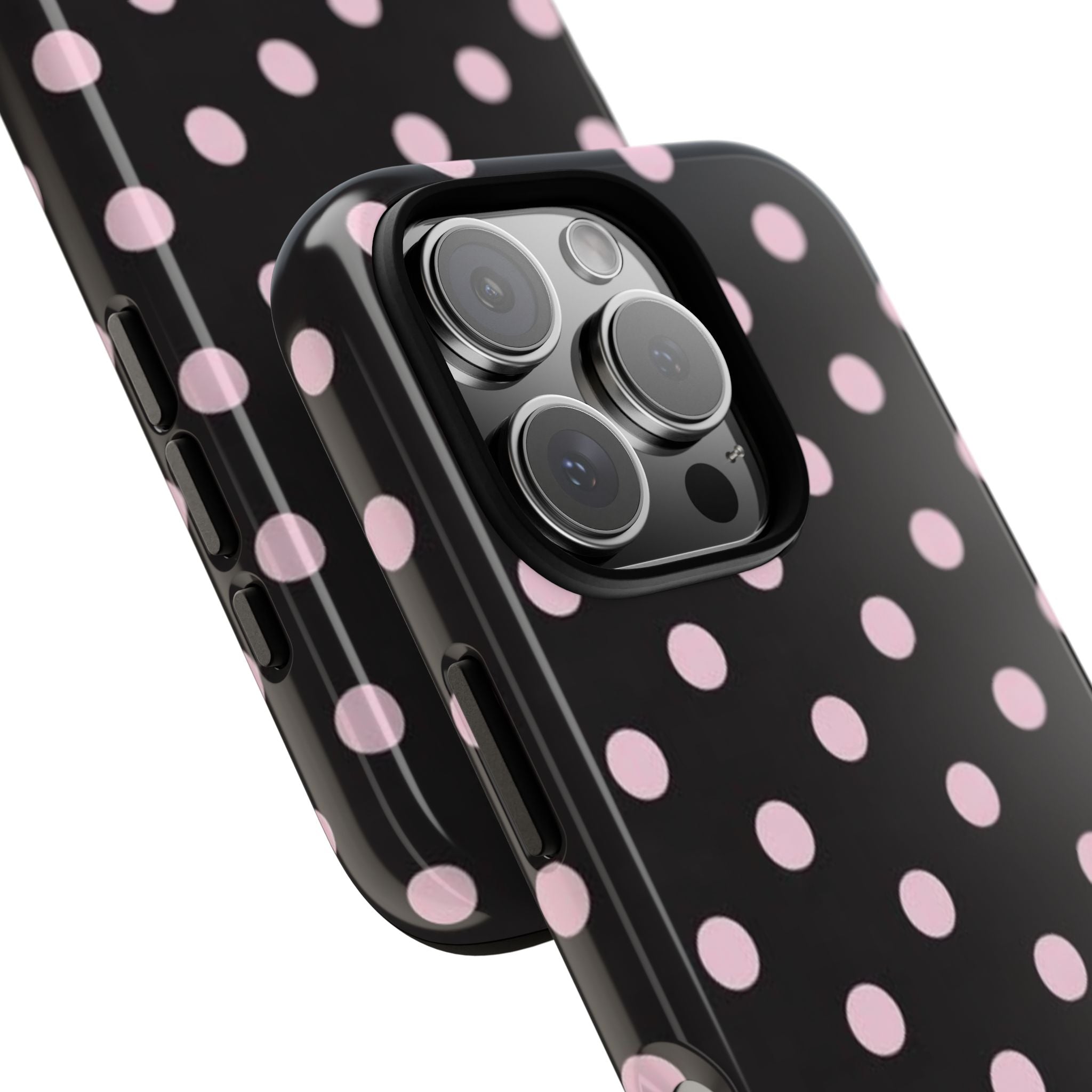 Pink Polka Dot - Protective Luxe Case