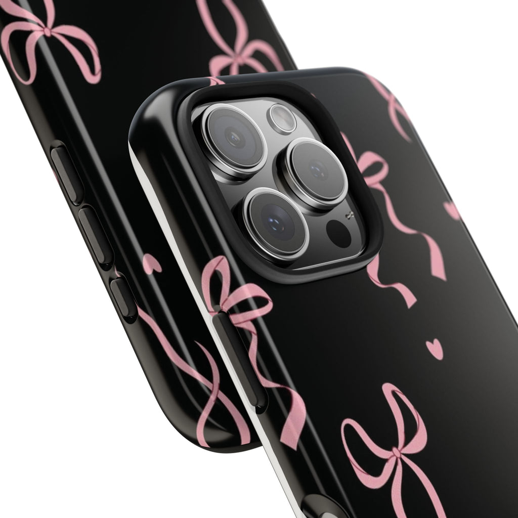 Noir Bow XO – Protective Luxe Case